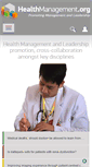 Mobile Screenshot of healthmanagement.org