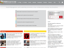 Tablet Screenshot of healthmanagement.org